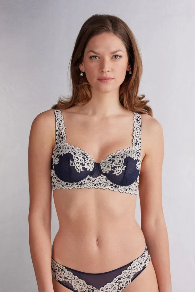 Intimissimi Balconette Women Pretty Flowers Daniela Balconette Bra Blue 347i 8211 Deep Bluevanilla Intimissimi Balconette Women Pretty Flowers Daniela Balconette Bra Blue 347i 8211 Deep Bluevanilla