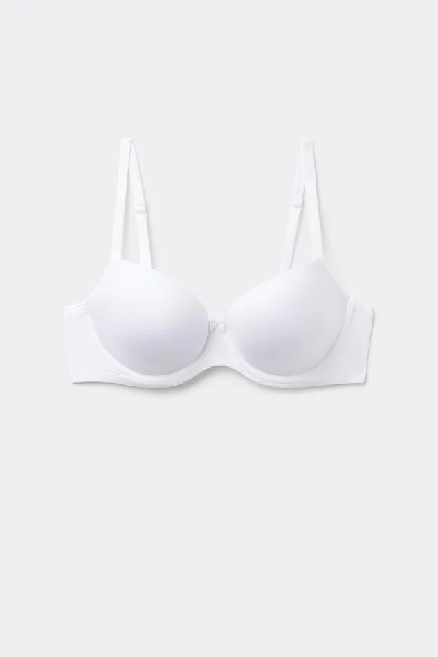 Intimissimi Balconette Women Sofia Natural Lift Balconette Bra In Ultralight Microfiber White 001 8211 White