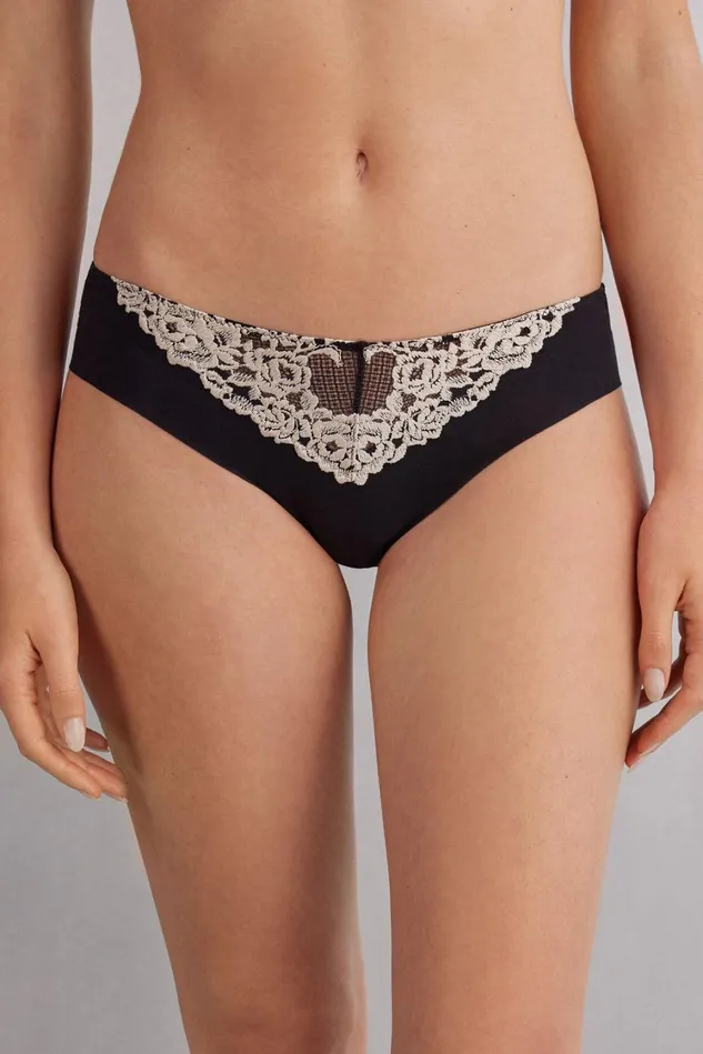 Intimissimi Bikini Panties Women Pretty Flowers Seamless Cotton Panties Multicolor 9887 8211 Blackivory Intimissimi Bikini Panties Women Pretty Flowers Seamless Cotton Panties Multicolor 9887 8211 Blackivory