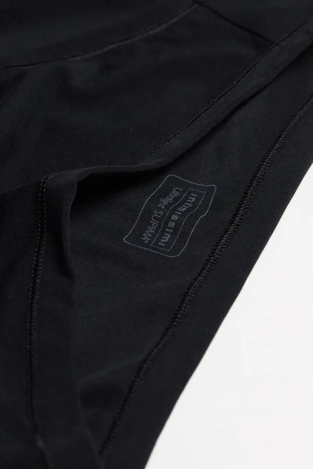 Intimissimi Bikini Panties Women Ultralight Cotton Panties Black 019 8211 Black