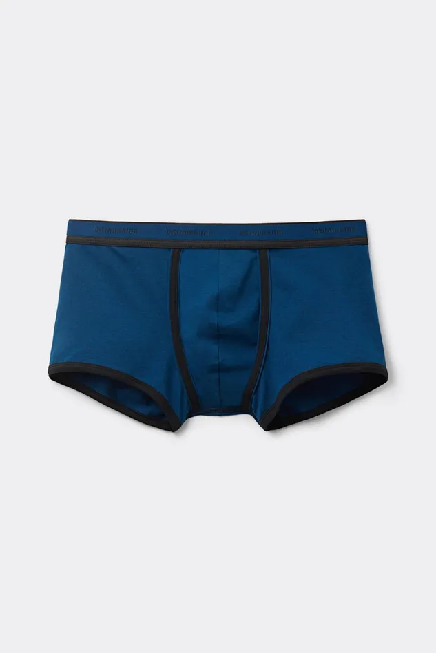 Intimissimi Boxers Men Superior Cotton Boxers With Logo Black 762j 8211 Dark Denimnero