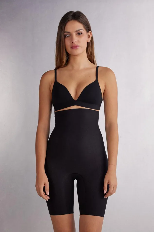 Intimissimi Boyshorts and Hipsters Women Light Shaping Cotton High Waist Shorts Black 019 8211 Black Intimissimi Boyshorts and Hipsters Women Light Shaping Cotton High Waist Shorts Black 019 8211 Black