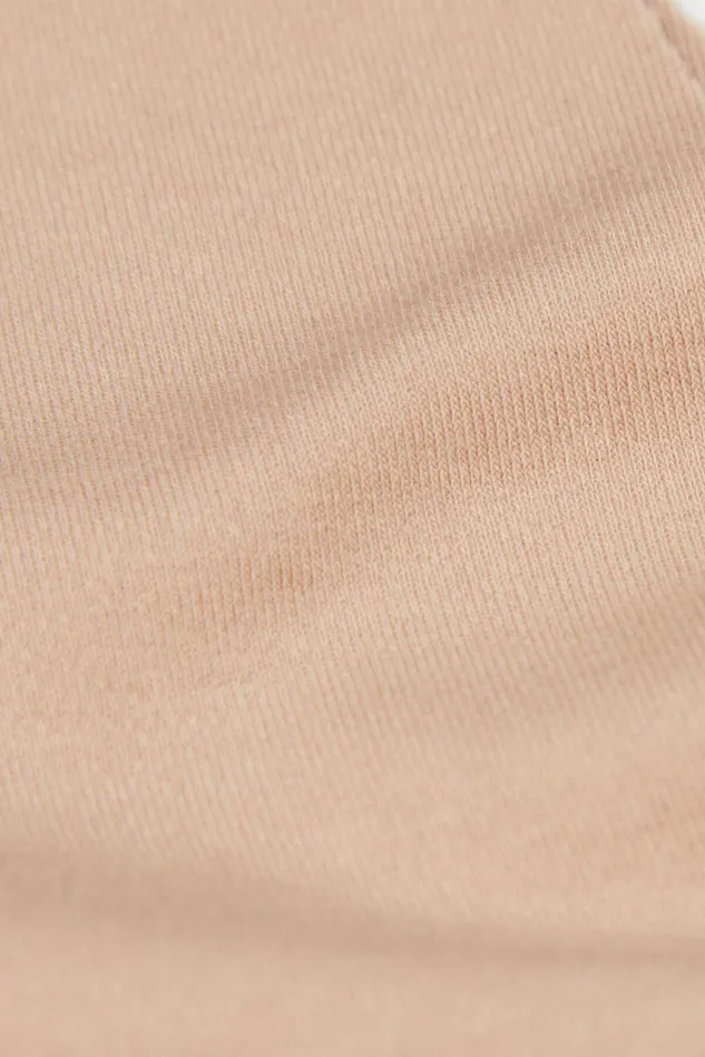 Intimissimi Lingerie Bodysuits Women Raw Edge Cotton Bodysuit Natural 044 8211 Honey Soft Beige