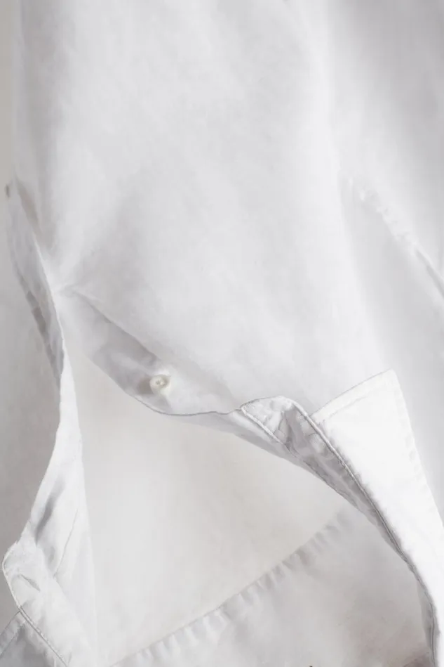 Intimissimi Long Sleeve Tops Men Linen And Cotton Shirt White 001 8211 White