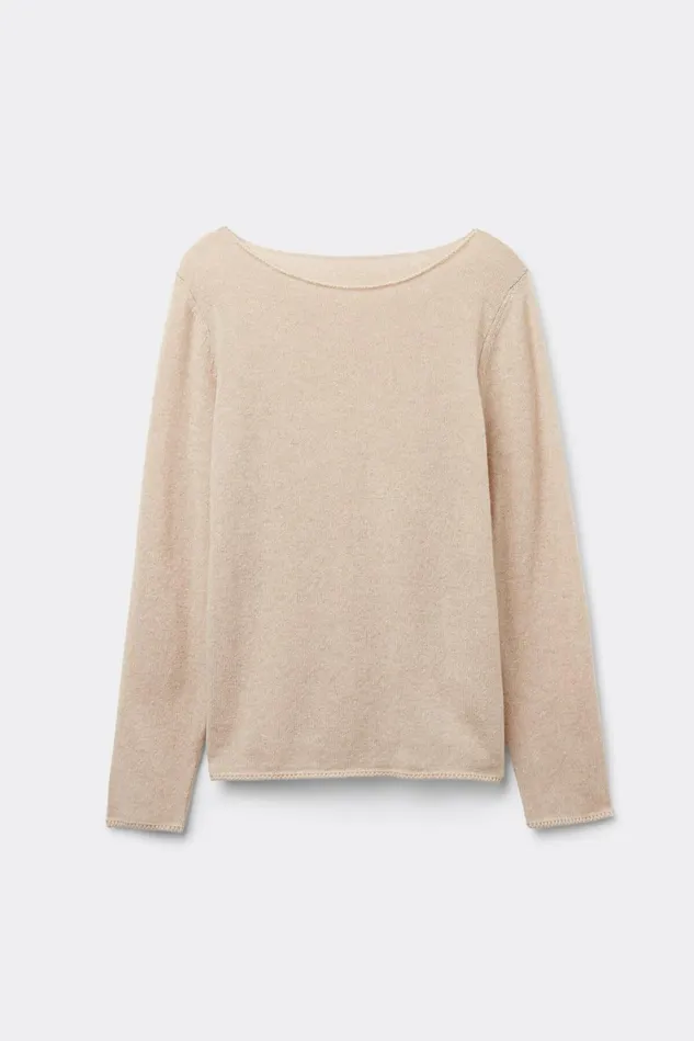 Intimissimi Long Sleeve Tops Women 100 Cashmere Long Sleeve Top Beige 712j 8211 Beige Melange