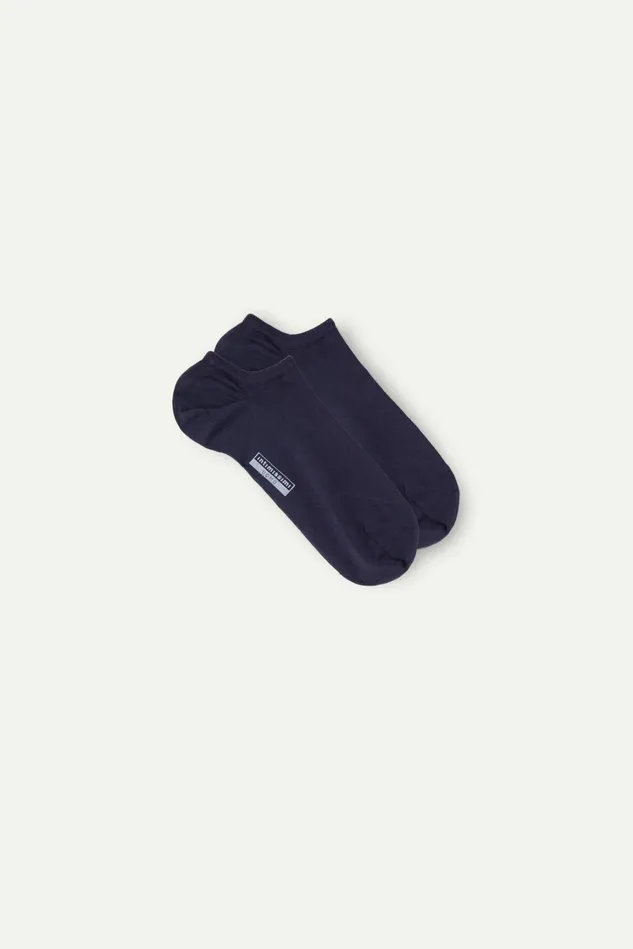 Intimissimi NoShow Socks Men Superior Cotton NoShow Socks Blue 016 8211 Blue