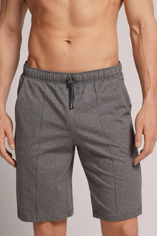 Intimissimi Pants Men Rib Detail Cotton Shorts Dark Grey 5227 8211 Heathered Graphite Grey Intimissimi Pants Men Rib Detail Cotton Shorts Dark Grey 5227 8211 Heathered Graphite Grey