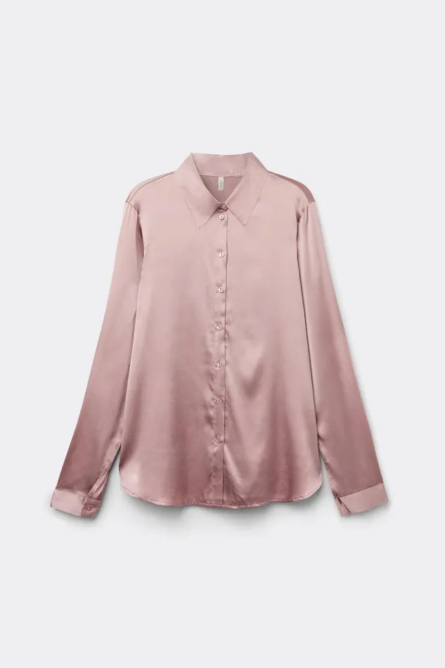 Intimissimi Shirts Women Silk Shirt Pink 011i 8211 Elegant Pink