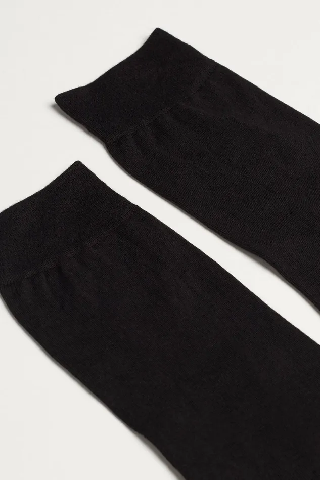 Intimissimi Short Socks Men Superior Cotton Short Socks Black 019 8211 Black
