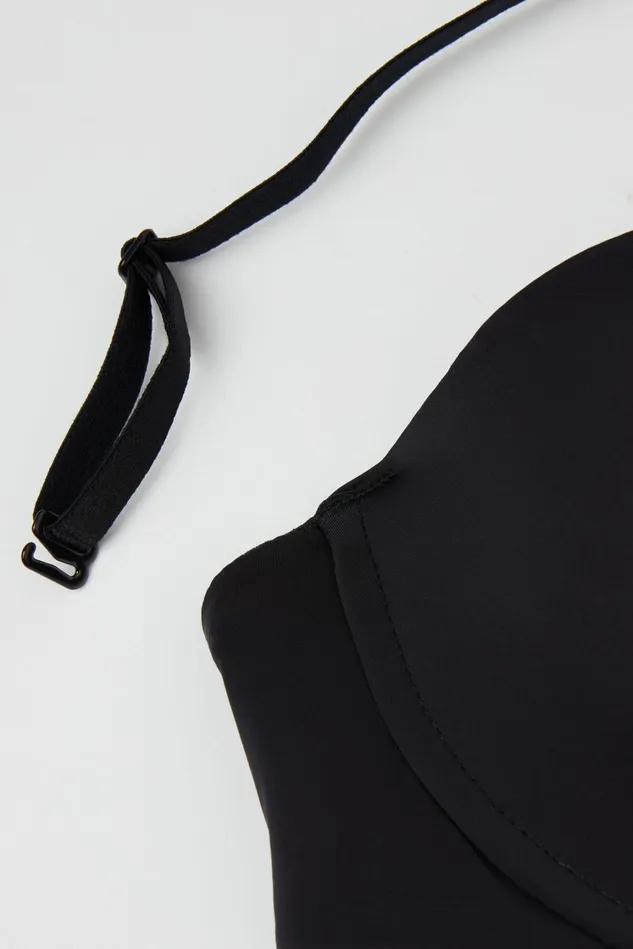 Intimissimi Strapless Bandeau Women Monica Bandeau Bra In Ultralight Microfiber Black 019 8211 Black