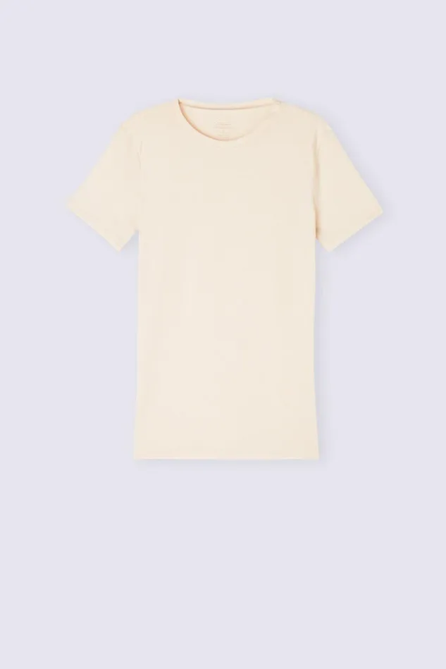 Intimissimi TShirt Women Ultrafresh Cotton Short Sleeve Top White 659j 8211 Bianco Polvere