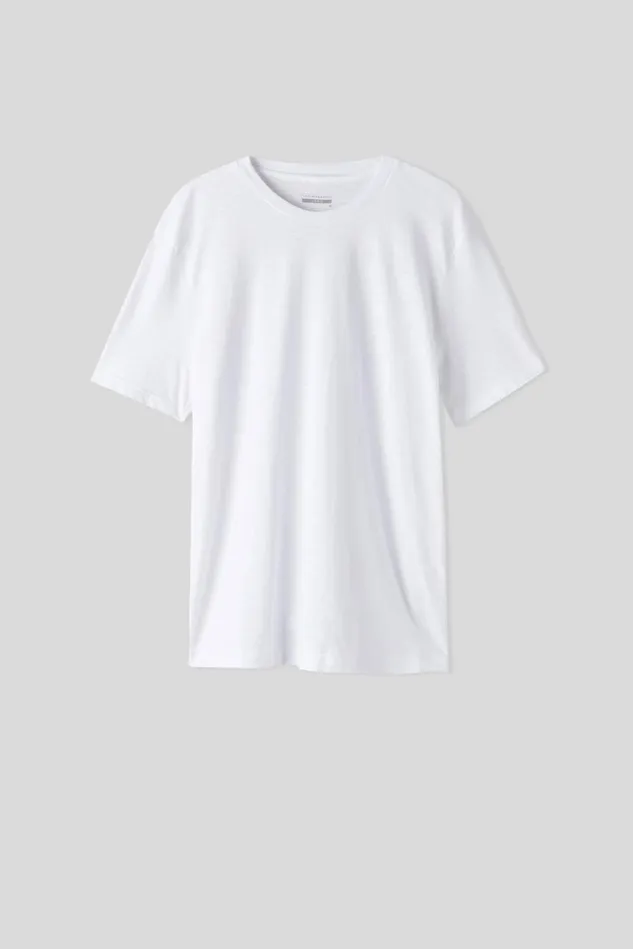 Intimissimi TShirts Polos Men Slub Cotton TShirt White 001 8211 White