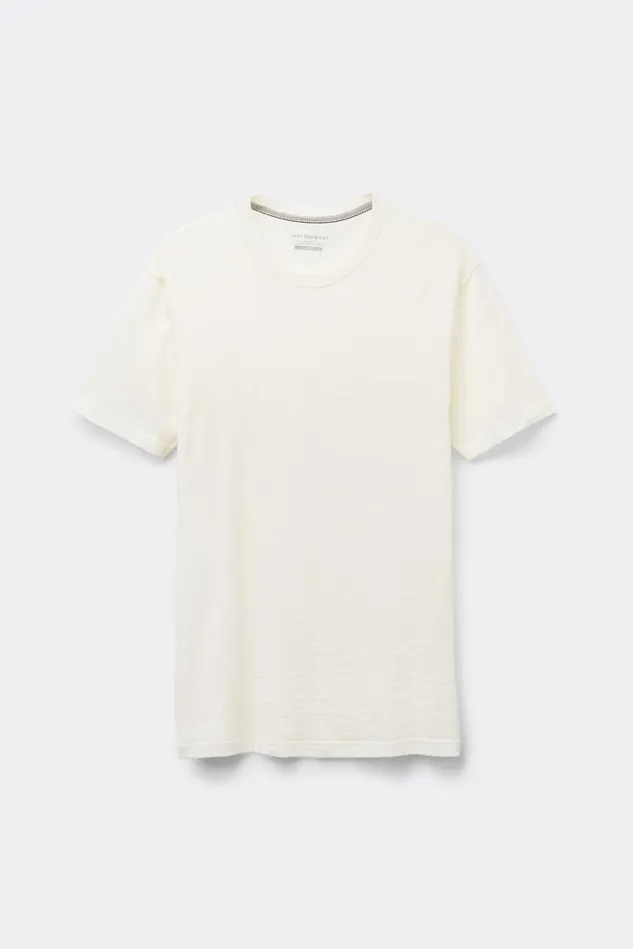 Intimissimi TShirts Polos Men Stretch Merino Wool ShortSleeve TShirt White 760j 8211 Bianco Lana