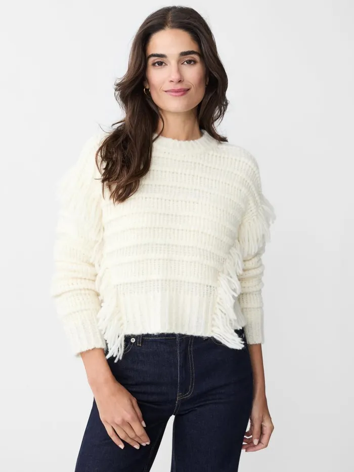 JMcLaughlin Aleksandra Sweater Ivory Women Sweaters JMcLaughlin Aleksandra Sweater Ivory Women Sweaters