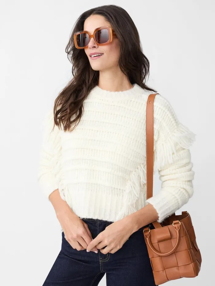 JMcLaughlin Aleksandra Sweater Ivory Women Sweaters JMcLaughlin Aleksandra Sweater Ivory Women Sweaters