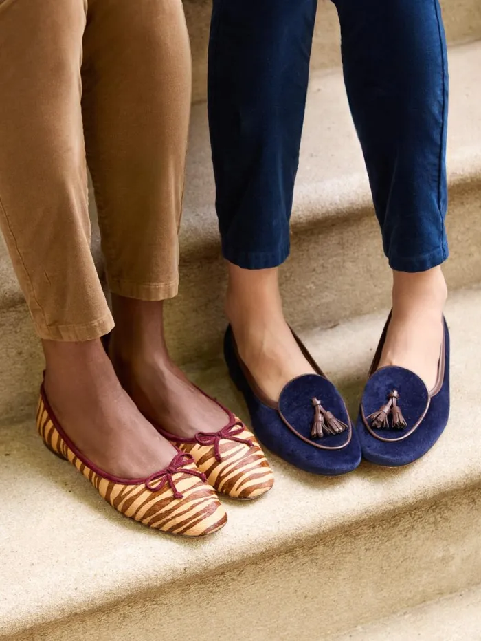 JMcLaughlin Anastasia Calf Hair Flats In Zebra Beechwoodmulti Women Flats JMcLaughlin Anastasia Calf Hair Flats In Zebra Beechwoodmulti Women Flats