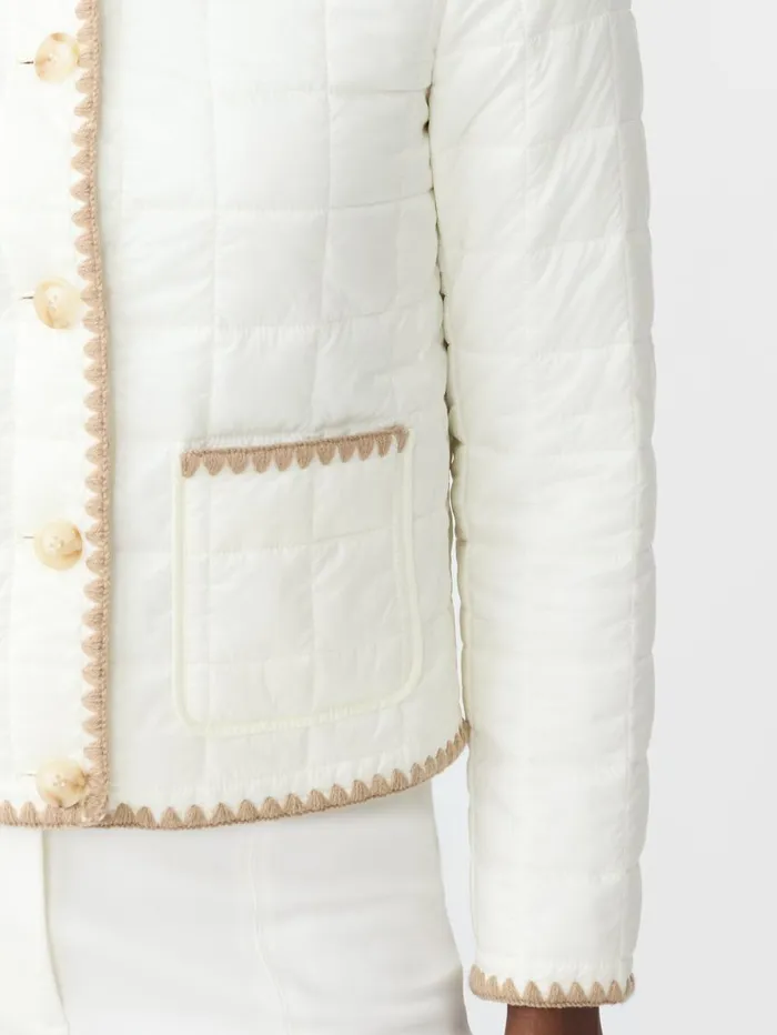 JMcLaughlin Danica Puffer Jacket Egret White Women Jackets and Outerwear JMcLaughlin Danica Puffer Jacket Egret White Women Jackets and Outerwear