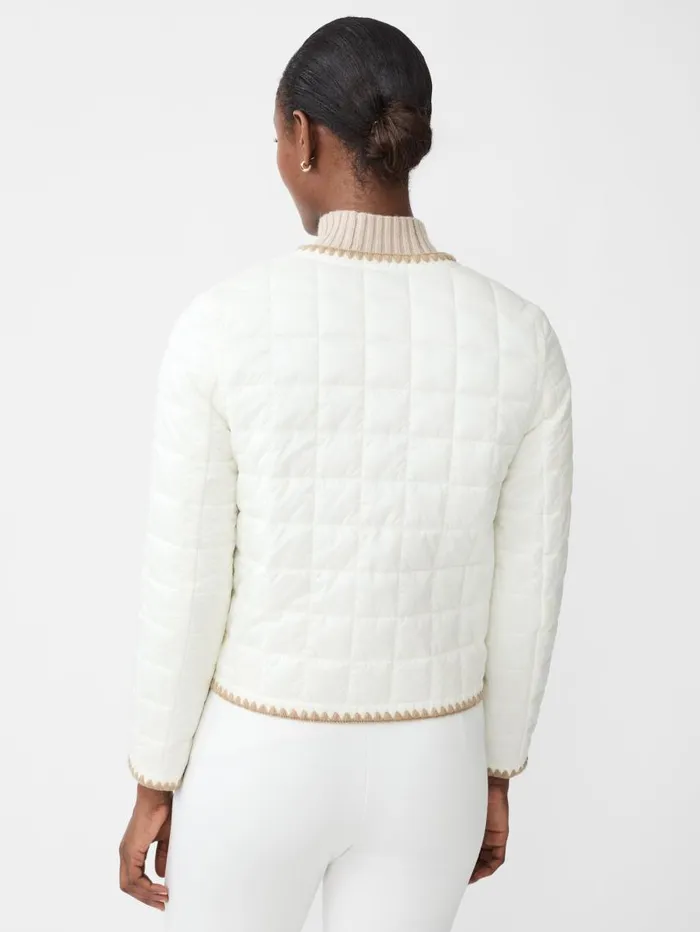 JMcLaughlin Danica Puffer Jacket Egret White Women Jackets and Outerwear JMcLaughlin Danica Puffer Jacket Egret White Women Jackets and Outerwear