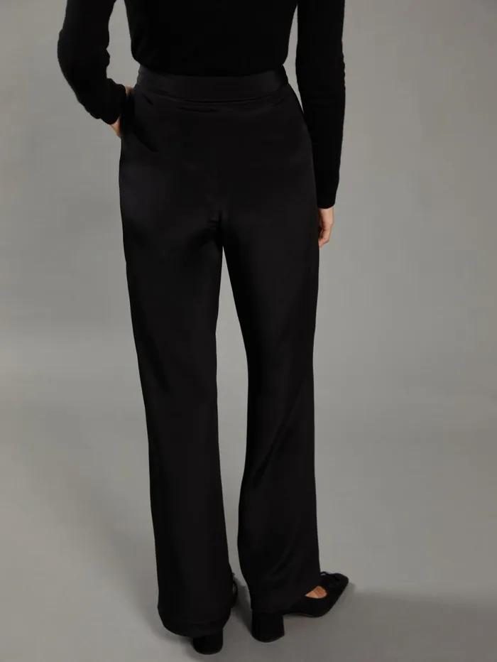 JMcLaughlin Eleanor Silk Pants RSVP X Steven Stolman Black Women Pants JMcLaughlin Eleanor Silk Pants RSVP X Steven Stolman Black Women Pants