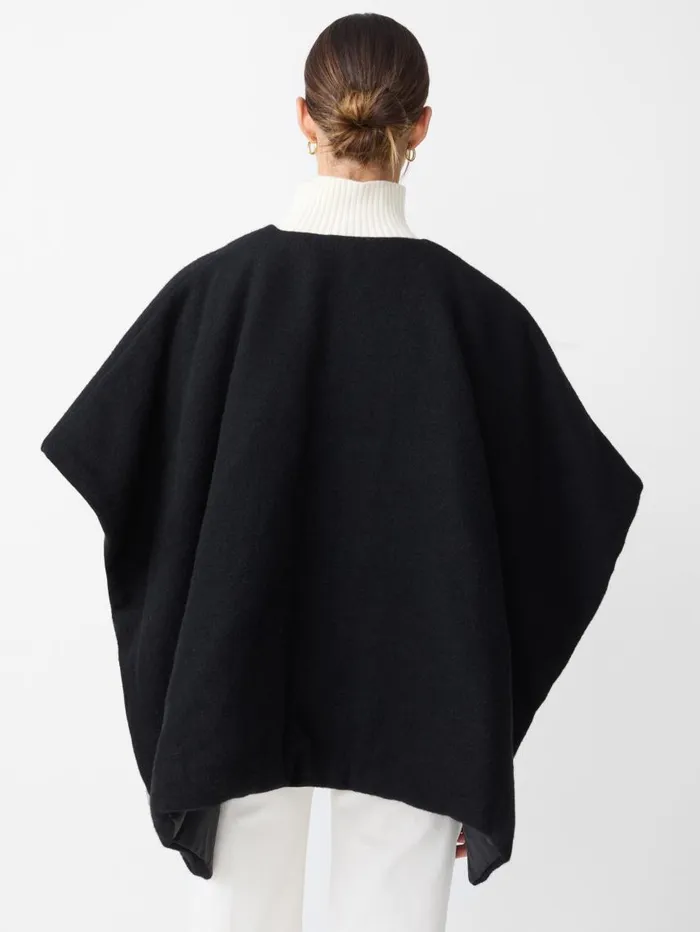 JMcLaughlin Parisa Wrap Black Women Sweaters JMcLaughlin Parisa Wrap Black Women Sweaters