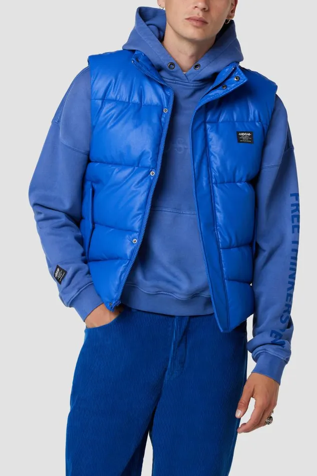 Jackets and Outerwear Men Hudson Jeans Puffer Vest Royal