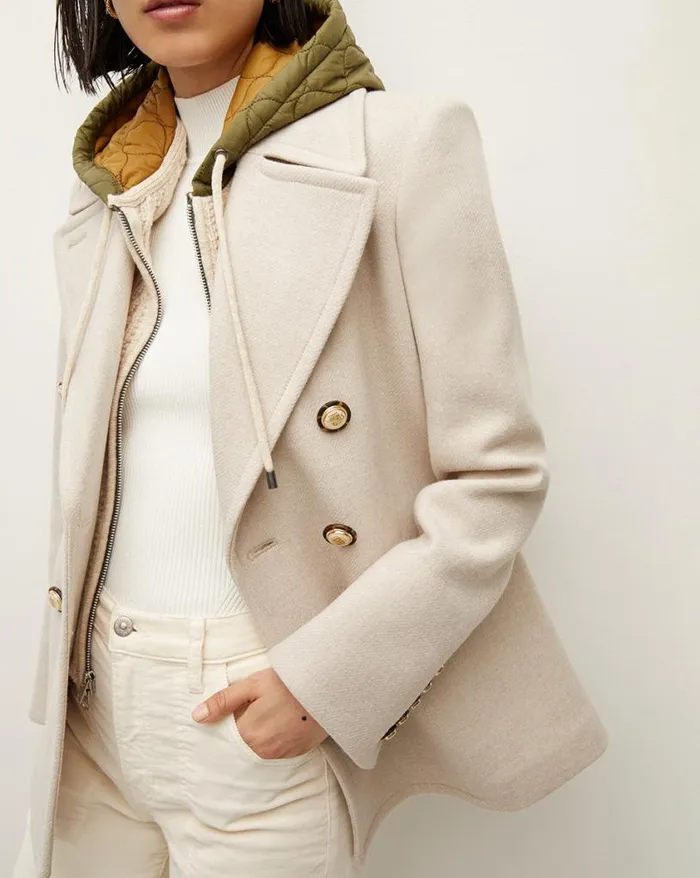 Jackets and Outerwear ShopJackets Veronica Beard Amira WoolBlend Dickey Coat Black