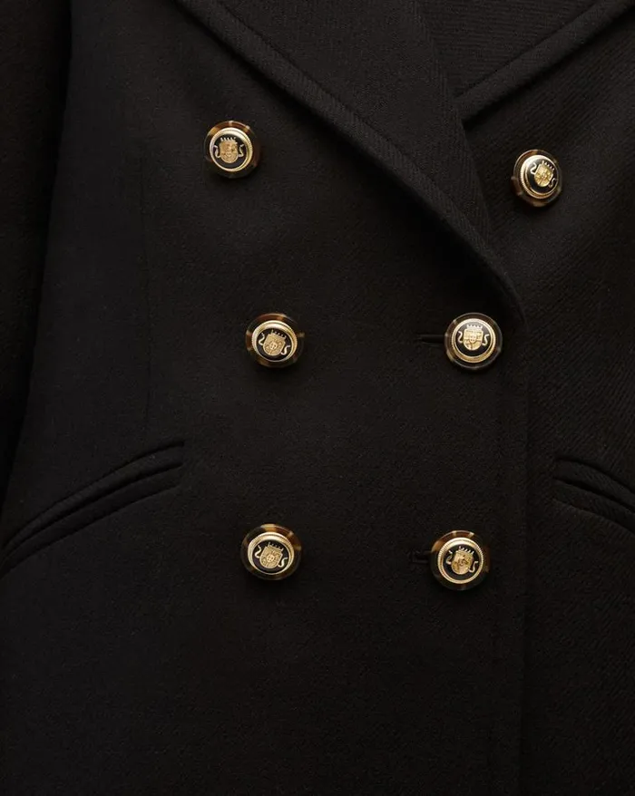 Jackets and Outerwear ShopJackets Veronica Beard Amira WoolBlend Dickey Coat Black