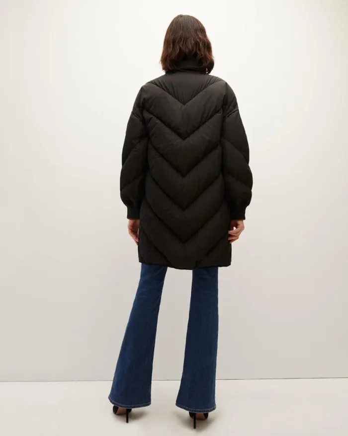 Jackets and Outerwear ShopJackets Veronica Beard Shanna Reversible Puffer Blackdark Ochre