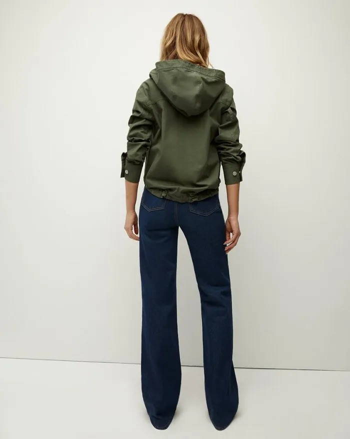 Jackets and Outerwear Shop Veronica Beard Kaeli HalfZip Anorak Army Green