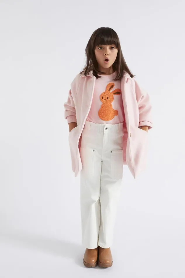 Jackets and Vests Girl Seed Heritage Girl039s Wool Coat Dusty Rose