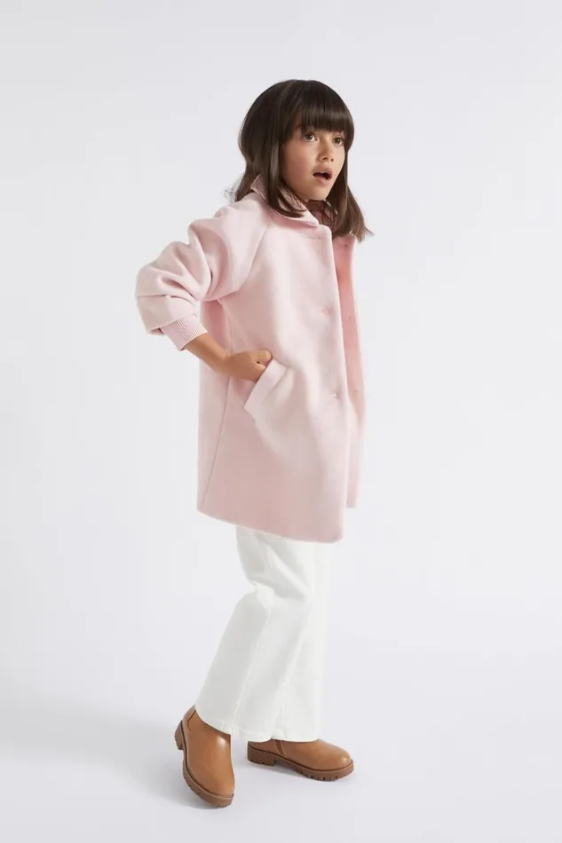 Jackets and Vests Girl Seed Heritage Girl039s Wool Coat Dusty Rose