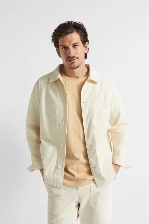 Jackets and Vests Man Seed Heritage Worker Jacket Ecru