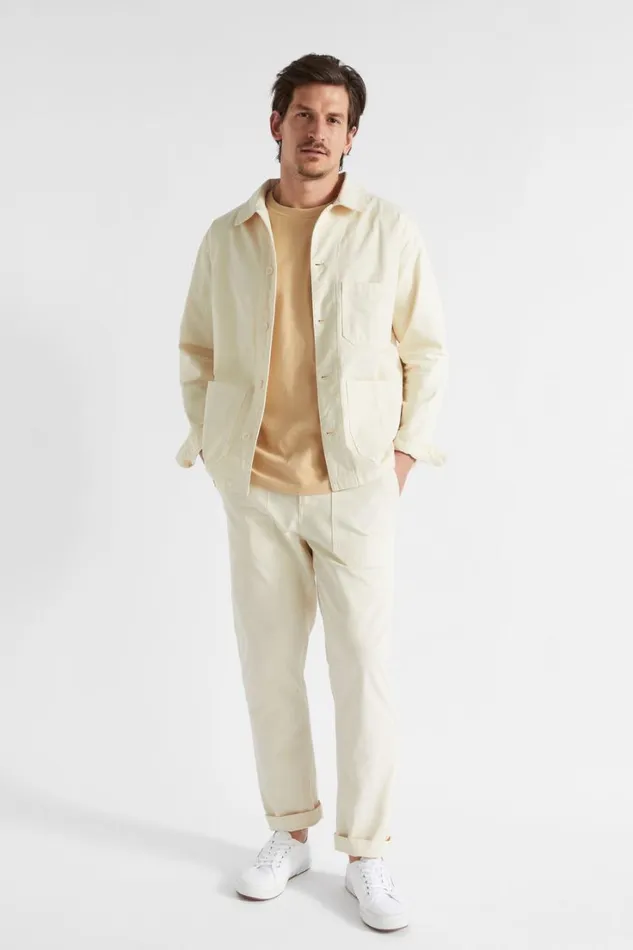 Jackets and Vests Man Seed Heritage Worker Jacket Ecru