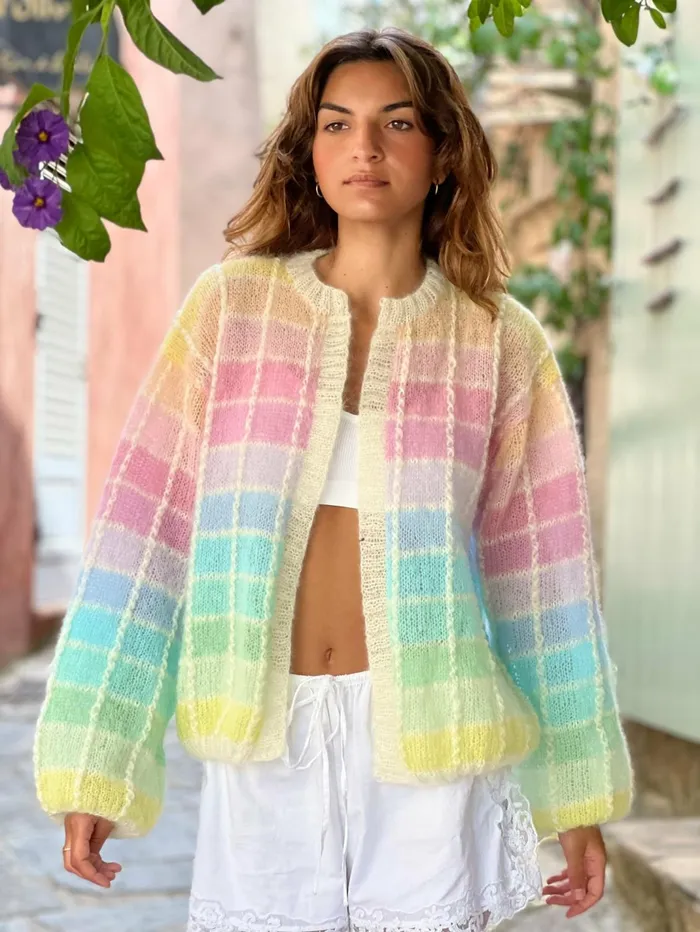 Jackets Women Rose Carmine LITTLE JACKET CHROMATIC PASTELS