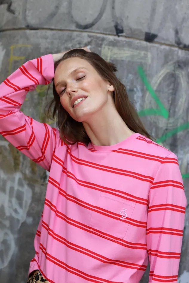 Janis Blouse 8211 Girlie Pink Women Cras Tops