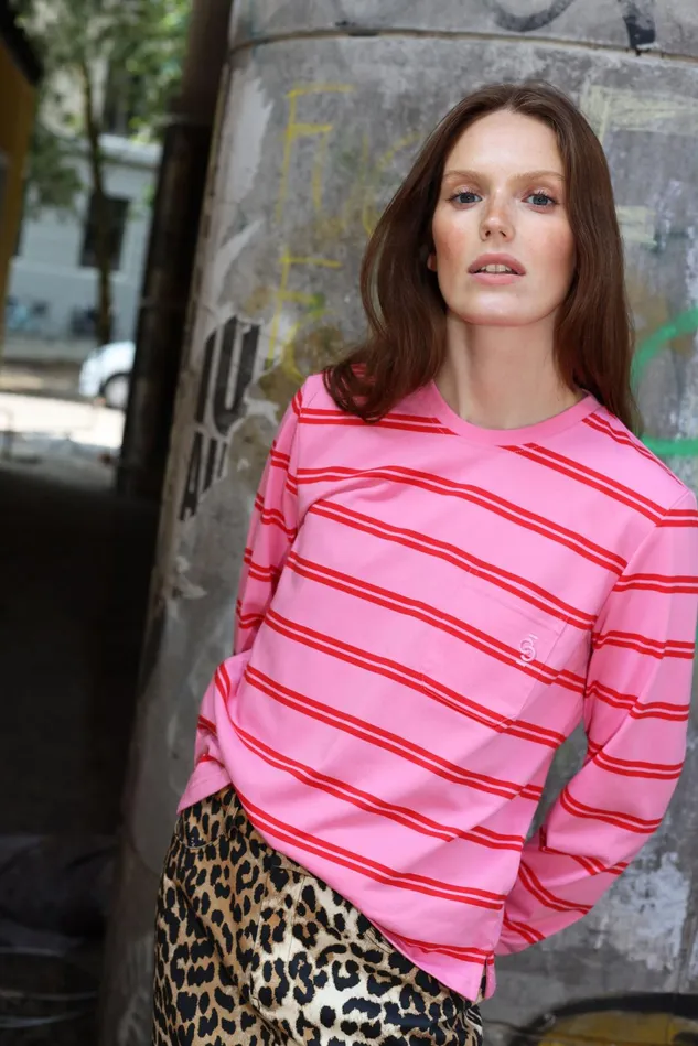 Janis Blouse 8211 Girlie Pink Women Cras Tops