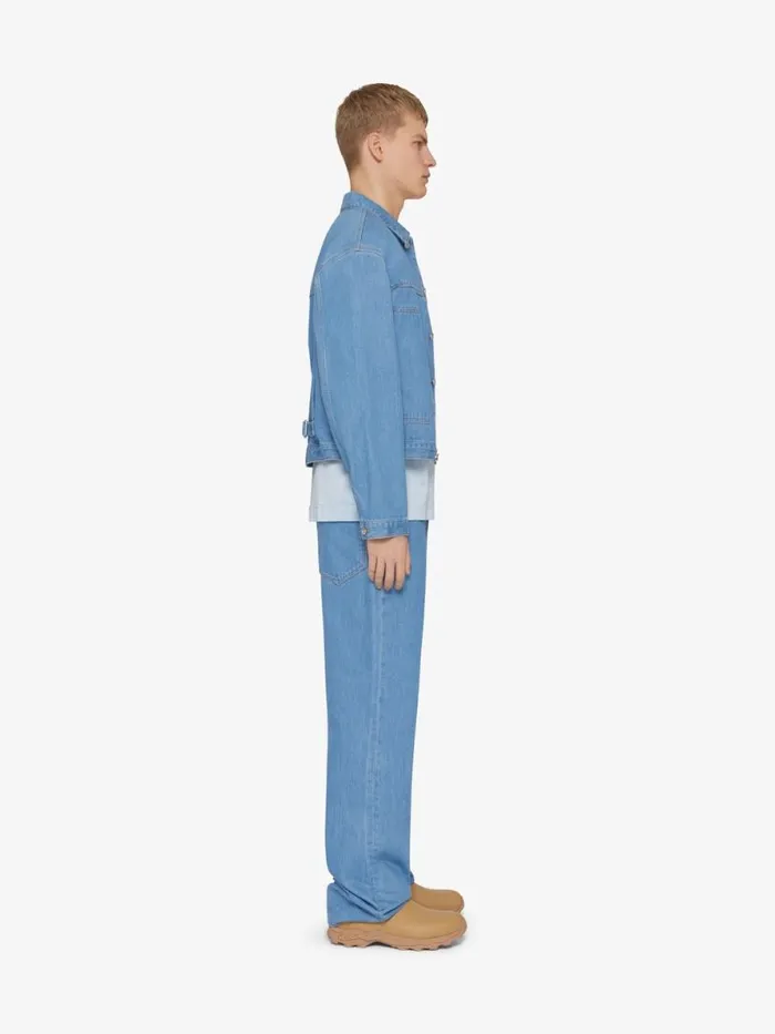 Jeans In Denim Light Blue Men Givenchy Pants and Shorts