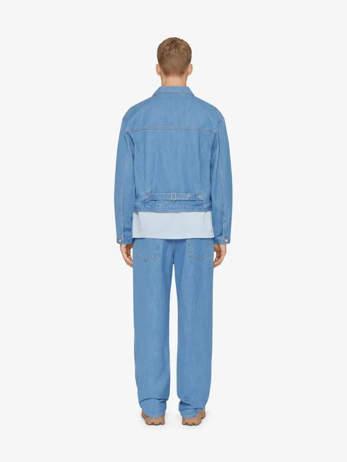 Jeans In Denim Light Blue Men Givenchy Pants and Shorts