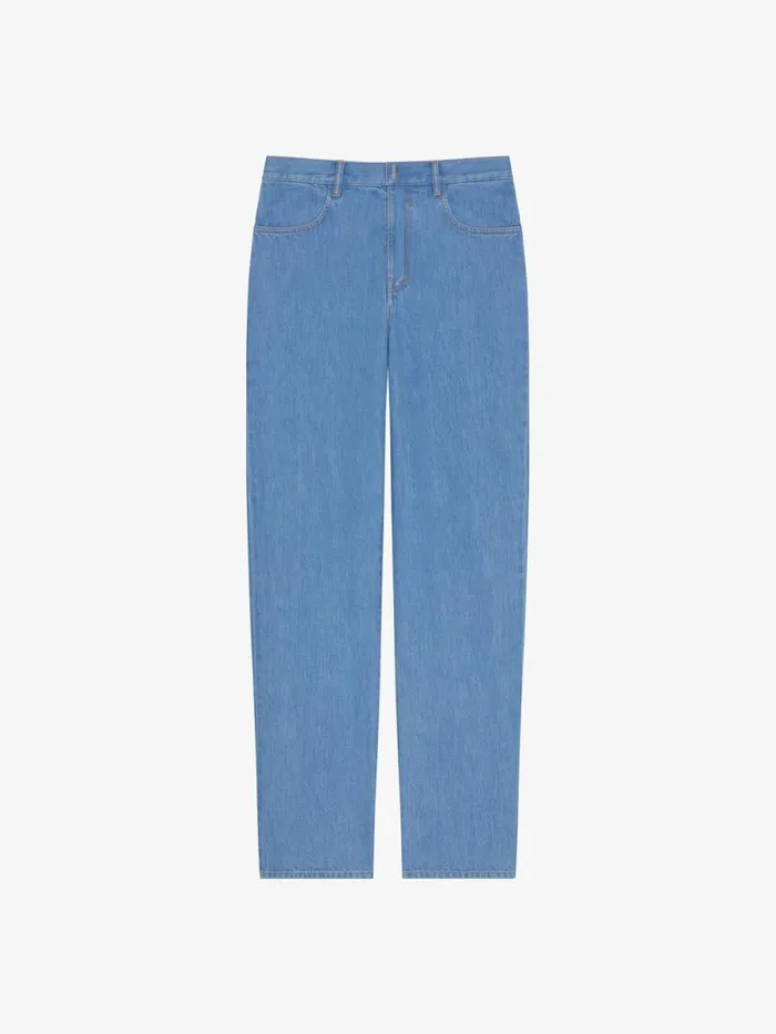 Jeans In Denim Light Blue Men Givenchy Pants and Shorts