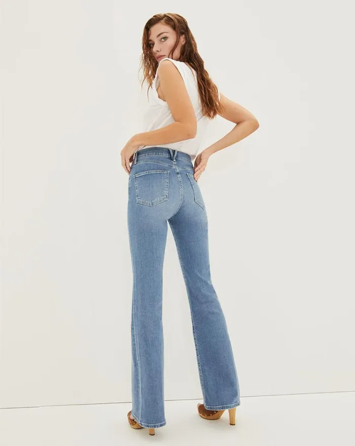 Jeans Shop Veronica Beard Beverly SkinnyFlare Jean Iceberg
