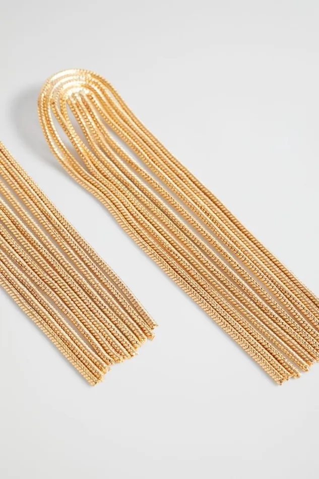 Jewellery Woman Seed Heritage Waterfall Earring Gold