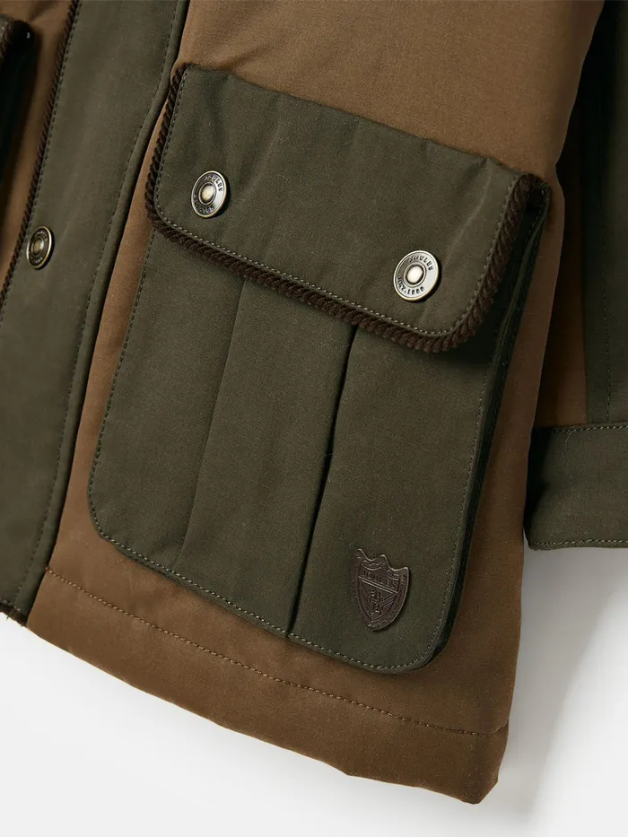 Joules Coats and Jackets Brown Dry Wax Jacket 8211 GirlsBoys
