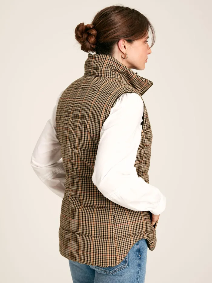 Joules Coats and Jackets Green Showerproof Reversible Gilet 8211 Women