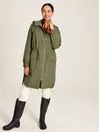 Joules Coats and Jackets Green Waterproof Raincoat With Hood 8211 Women