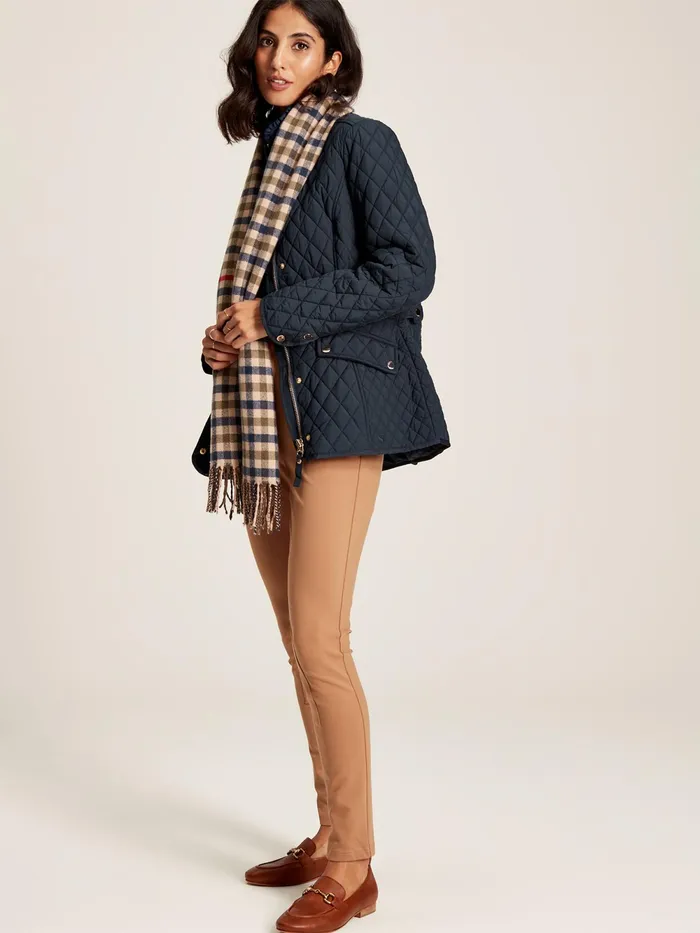 Joules Coats and Jackets Navy Showerproof Diamond Quilted Jacket 8211 Women