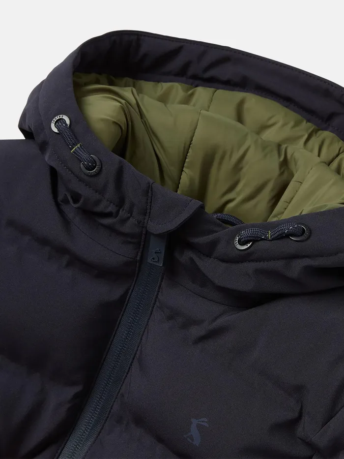 Joules Coats and Jackets Navy Waterproof Padded Coat With Hood 8211 Boys