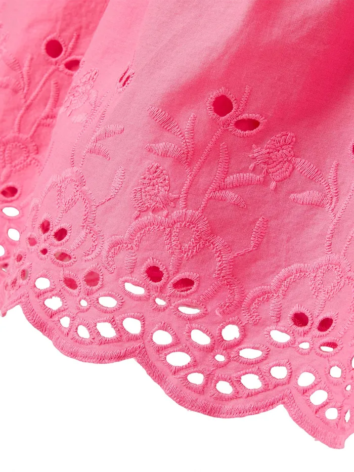 Joules Dresses Pink Kiki Tiered Midi Dress 8211 Girls
