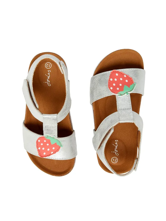 Joules Footwear Grey Sandals 8211 Girls