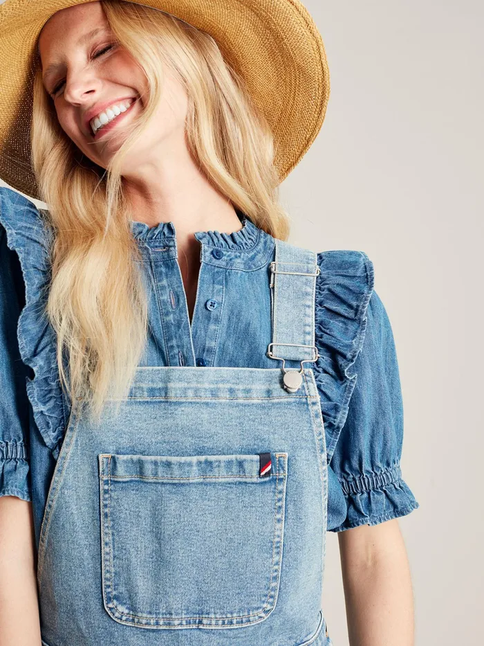 Joules Jumpsuits and Dungarees Blue Straight Leg Dungarees 8211 Women