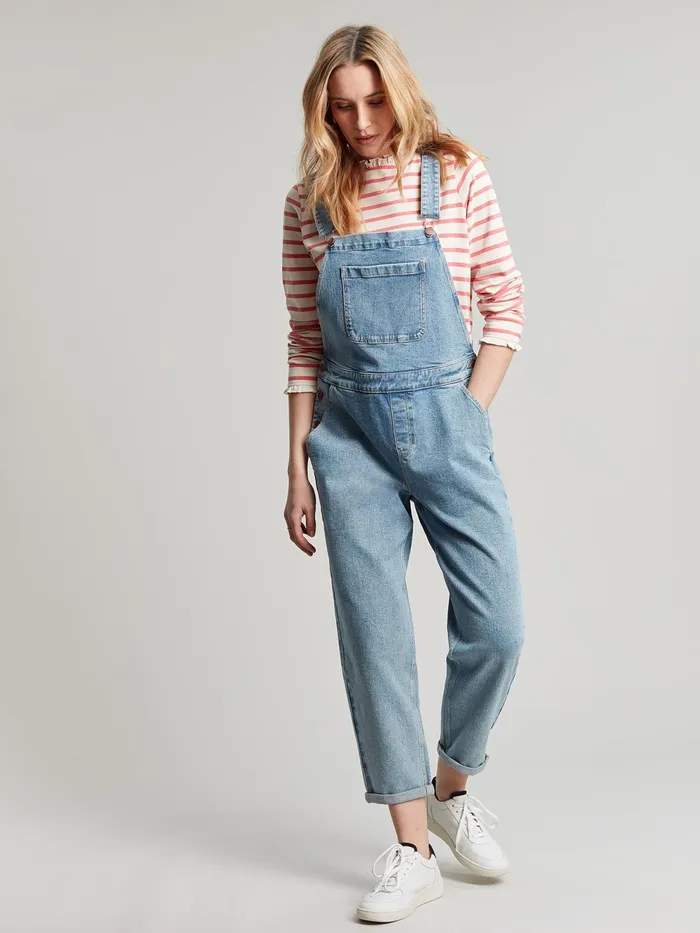 Joules Jumpsuits and Dungarees Blue Straight Leg Dungarees 8211 Women